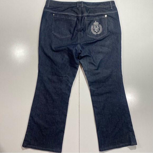 Tommy Hilfiger Hope Classic Rise & Bootcut Embroidered Back Pocket Jeans Size 16 - Picture 3 of 13